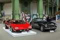 Bonhams - Paris 2018 - Lamborghini Countach LP400 rouge 3/4 avant droit porte ouverte