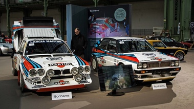 Bonhams - Paris 2018 - Lancia Delta Gr. IV Martini face avant capot moteur ouvert