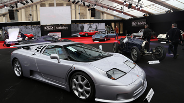 RM Auctions - Paris 2018 - Bugatti EB110 SS gris 3/4 avant droit