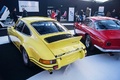 RM Auctions Paris sale 2015 - Porsche 2.7 RS jaune 3/4 arrière gauche