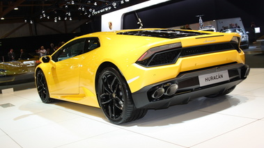 Lamborghini Huracan LP580-2 - Jaune - 3/4 arrière gauche