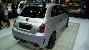 Salon de Francfort IAA 2011 - Abarth 695 Competizione gris mate 3/4 arrière droit