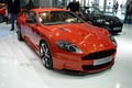 Salon de Francfort IAA 2011 - Aston Martin DBS Carbon Edition orange 3/4 avant droit