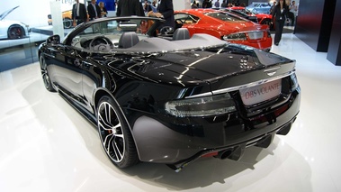 Salon de Francfort IAA 2011 - Aston Martin DBS Volante Carbon Edition noir 3/4 arrière gauche