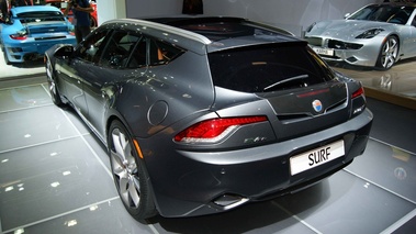 Salon de Francfort IAA 2011 - Fisker Surf anthracite 3/4 arrière gauche