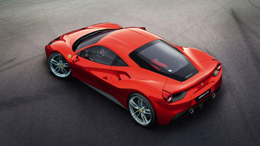 Ferrari 488 GTB - Rouge - 3/4 arrière gauche