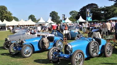 Duo de Bugatti, bleu, 3-4 avg