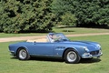 Ferrari 330 cabrio, bleu 3-4 avd