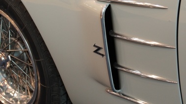 Maserati A6G 2000, blanc, détails ouïe