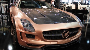 Top Marques Monaco 2012 - Hamann SLS AMG beige mate 3/4 avant droit