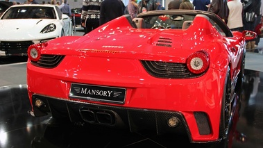 Top Marques Monaco 2012 - Mansory 458 Spider rouge face arrière
