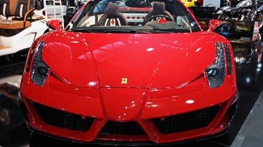 Top Marques Monaco 2012 - Mansory 458 Spider rouge face avant