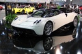 Top Marques Monaco 2012 - Pagani Huayra blanc 3/4 avant gauche