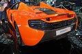 McLaren 650S Spider orange 3/4 arrière gauche