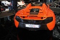 McLaren 650S Spider orange face arrière