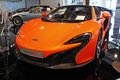 McLaren 650S Spider orange face avant