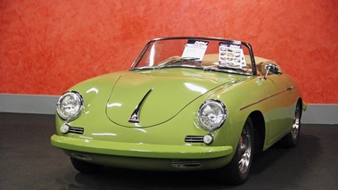 Porsche 356 Roadster vert 3/4 avant gauche