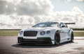 Bentley Continental GT3 blanc 3/4 avant gauche 2