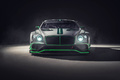 Bentley Continental GT3 blanc/vert face avant