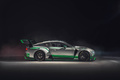 Bentley Continental GT3 blanc/vert profil