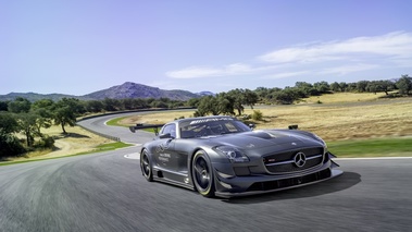 Mercedes SLS AMG GT3 45th Anniversary 3/4 avant piste