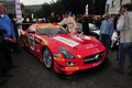 Mercedes SLS AMG GT3 rouge 3/4 avant droit 2