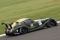 Morgan Aero SuperSports GT3 vert mate 3/4 arrière droit filé penché