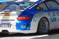 Porsche 997 GT3 RSR blanc/bleu feux arrière