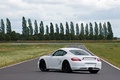 Porsche Cayman Cup blanc 3/4 arrière gauche