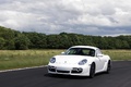 Porsche Cayman Cup blanc 3/4 avant gauche travelling 5