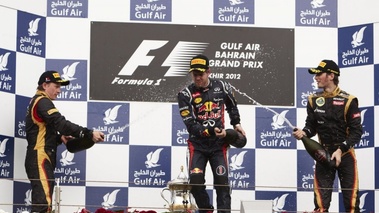 Bahrein 2012 podium