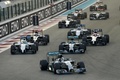 F1 GP Abu Dhabi 2014 Mercedes départ 