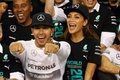 F1 GP Abu Dhabi 2014 Mercedes Lewis Hamilton et Nicole Scherzinger