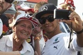 F1 GP Allemagne 2014 Mercedes portrait Hamilton selfie