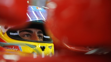 F1 GP Allemagne Ferrari portrait Alonso