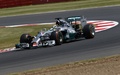 F1 GP Angleterre 2014 Mercedes Hamilton 3/4 avant