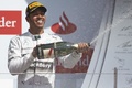 F1 GP Angleterre 2014 Mercedes Hamilton podium