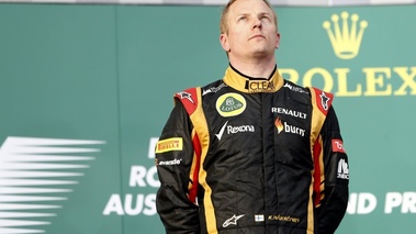 F1 GP Australie 2013 Lotus Räikkönen podium hymne 