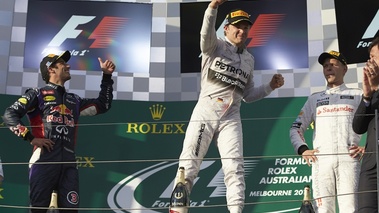 F1 GP Australie 2014 podium