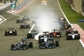 F1 GP Bahrein 2014 Mercedes départ 