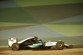 F1 GP Bahrein 2015 Mercedes Rosberg profil nuit