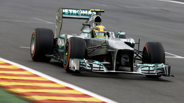 F1 GP Belgique 2013 Mercedes Hamilton 