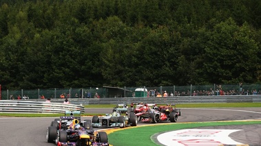 F1 GP Belgique 2013 Red Bull Mercedes McLaren Ferrari