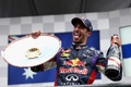 F1 GP Belgique 2014 Red Bull Ricciardo podium