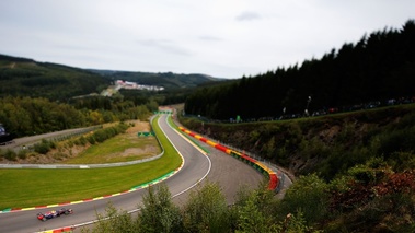 F1 GP Belgique 2014 Red Bull vue circuit 