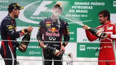 F1 GP Brésil 2013 Red Bull podium