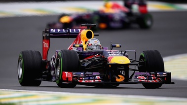 F1 GP Brésil 2013 Red Bull Vettel et Webber