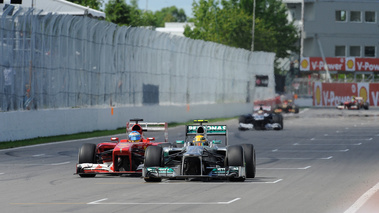 F1 GP Canada 2013 Ferrari Alonso Mercedes Hamilton