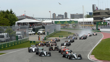 F1 GP Canada 2015 départ 