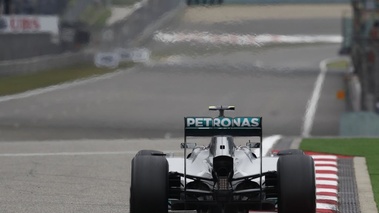 F1 GP Chine 2014 Mercedes vue arrière 